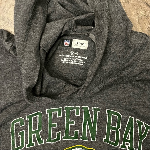 NFL GREEN BAY PACKERS Lightweight Pullover Hoodie Sweater Size Large - Picture 2 of 4